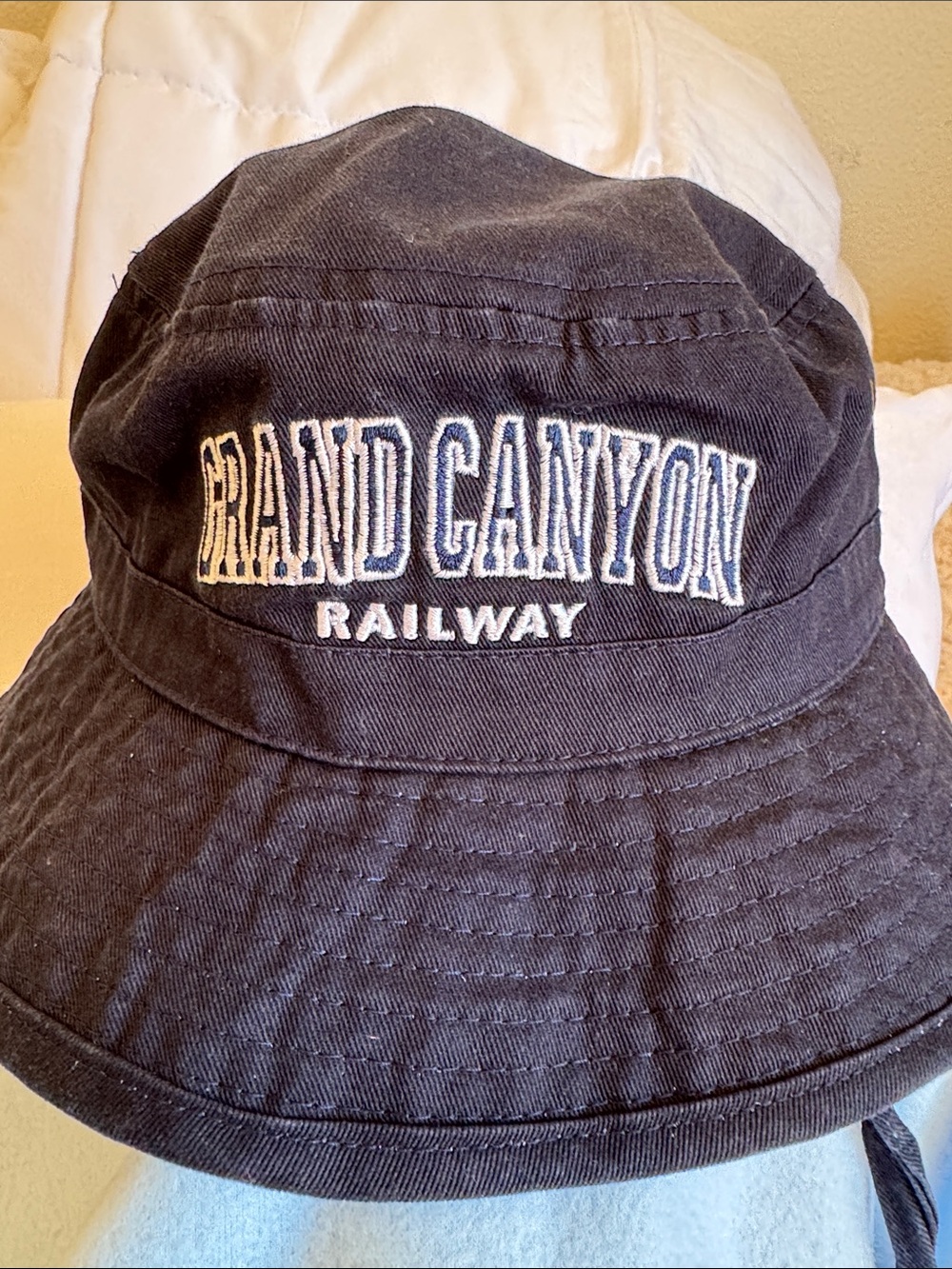 Grand Canyon Railway Navy Bucket Boonie Hat Triangle Hat Co Medium Train Arizona